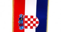 Hrvatska stolna zastava 10x20, sa stalkom